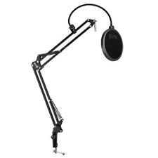 Blucoil Suspension Boom Scissor Arm Stand with Pop Filter for Microphones for sale  Shipping to South Africa