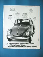 1973 volkswagen automobile d'occasion  Expédié en Belgium