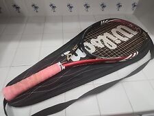 WILSON BLX KHAMSIN FIVE 5 FX OVERSIZE OS 108 STRUNG TENNIS RACKET  for sale  Shipping to South Africa