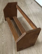 Vintage wooden freestanding book stand trough table desktop  bookshelf cradle for sale  Shipping to South Africa