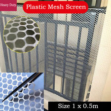Used, 1mx0.5m HDPE Plastic Guard Mesh Screen Fencing Balcony Decking Safety Net Home for sale  Shipping to South Africa
