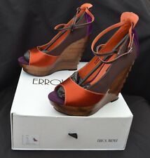 Used, Errol Arendz Coloured Platform Wedges (Stepania - Inferno) UK Size 5 (38)  for sale  Shipping to South Africa