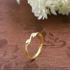 Usado, Anel duplo Mobius, ouro maciço 14K, anel de casamento, presente de dia das mães, dia dos namorados comprar usado  Enviando para Brazil