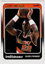 1988-89 FLEER #92 CLYDE DREXLER Portland Trailblazers Basketball Card, käytetty myynnissä  Leverans till Finland