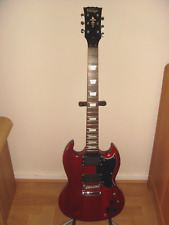 Vintage Red VS6 SG Electric Guitar EMG Active Pick Ups for sale  Shipping to South Africa