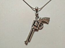 Silver gun pendant for sale  SUNDERLAND