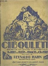 Ciboulette operette actes d'occasion  France