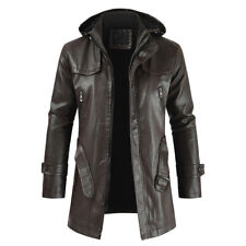 Leather jacket hooded for sale  Chicago