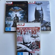 Pacote de jogos Batman Arkham Asylum Origins City PC edições de jogo do ano comprar usado  Enviando para Brazil