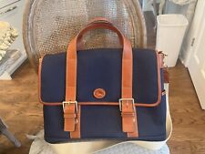 Bolsas Dooney Bourke Executive Cabriolet Hunter Messenger Briefcase Masculina Azul Marinho, usado comprar usado  Enviando para Brazil