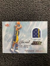 2000 Fleer Basketball Reggie Miller Official Game Worn Jersey Feel The Game SP for sale  Glen Head