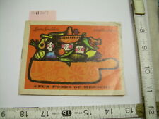 Tortilla Chips 1968 de Laura Scudder * Alimentos Divertidos de México * Mini Libro de Cocina Promoción segunda mano  Embacar hacia Argentina