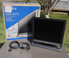 Sony SDM-HS75 17" TFT LCD Color Computer Monitor - Power Cord - VGA Cable - Box for sale  Shipping to South Africa