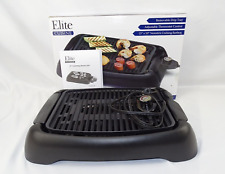 Grelha elétrica de bancada Elite Cuisine modelo EGL-3450, 13" x 10" antiaderente comprar usado  Enviando para Brazil
