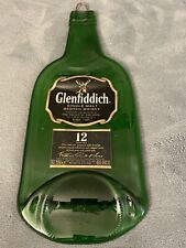 Botella plana de whisky escocés de malta Glenfiddich derretida 12 años  segunda mano  Embacar hacia Argentina