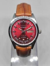 Automatic Citizen 21 Jewels Day/Date Red Dial Vintage Wrist Watch Movement-8200, used for sale  Shipping to South Africa