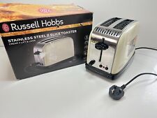 Russell Hobbs 2 Slice Toaster 23334 Stainless Steel Cream SMALL DENT for sale  Shipping to South Africa