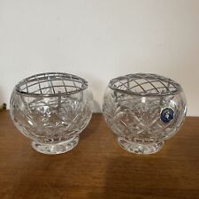 Pair georgian crystal for sale  ASHBY-DE-LA-ZOUCH