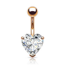Crystal heart navel for sale  CHELTENHAM
