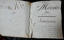 Rarissime manuscrit 1822 d'occasion  Strasbourg-