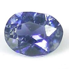 EXCELLENT UNHEATED INDIA CORNFLOWER PURPLE BLUE COLOR BENITOITE GEM - OVAL CUT for sale  Shipping to South Africa