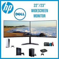 Usado, Monitor de pantalla ancha LCD Dell/HP 22""/23"" para juegos PS5 PS4 Xbox One conmutador portátil PC segunda mano  Embacar hacia Argentina