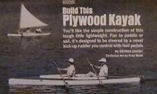 16' Plywood Kayak Flat Bottom Paddle / Sail How-To build PLANS segunda mano  Embacar hacia Argentina