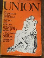 Union magazine érotique. d'occasion  Château-la-Vallière