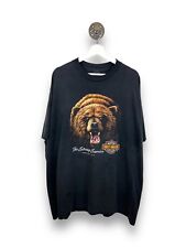 Vintage 1991 3D Emblem Harley Davidson Grizzly Bear Graphic T-Shirt Size 2XL for sale  Shipping to South Africa
