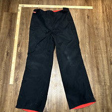 Pantalones de esquí Columbia con cremallera lateral completa reversibles para hombre cintura elástica grande negra roja segunda mano  Embacar hacia Argentina