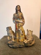 Statuette indienne loups d'occasion  Elbeuf