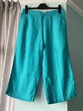 Woman turquoise linen for sale  DOVER
