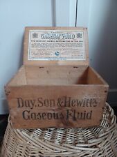 Antique wooden box for sale  NORTHWICH