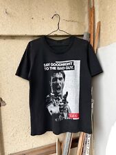 Camiseta Promocional Vintage Scarface Tony Montana Al Pacino Filme Tamanho M Preta Desbotada, usado comprar usado  Enviando para Brazil
