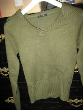 Vintage pullover khaki gebraucht kaufen  Staufenberg