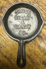 Frigideira Cruse Cigar & Candy Co. Advertising #1 ferro fundido 6” comprar usado  Enviando para Brazil