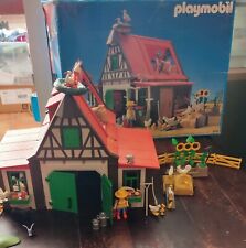 Playmobil 3716 Granja Antigua Animales Casa Medieval Completo Descatalogado  segunda mano  Embacar hacia Argentina