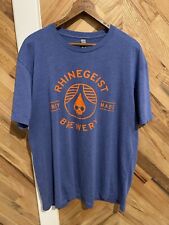 Usado, Camiseta Masculina Rhinegeist Brewery - Cerveja Cincinnati Ohio - Azul XL Mistura de Algodão comprar usado  Enviando para Brazil