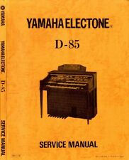 Yamaha D-85 Service Manual Repair - Schematic Diagrams - Circuit Diagram D85 for sale  Shipping to South Africa