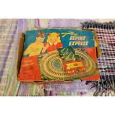 Conjunto de trem de corda vintage década de 1950 Mystery Alpine Express lata comprar usado  Enviando para Brazil