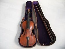 alte Schuster &Co. Geige Violine Markneukirchen Koffer Geigenbogen Dachbodenfund gebraucht kaufen  Dietersheim