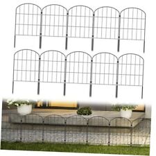 Valla decorativa de jardín 10 paneles cerca de barrera animal 10 pies (L) x 22 pulgadas (H) segunda mano  Embacar hacia Mexico