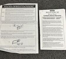 Usado, Decoração de espelho Stanley Monarch série garantia 325 tiras de fáscia acrílica espelhada  comprar usado  Enviando para Brazil