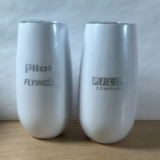 Conjunto de 2 copos isolados Pilot FlyingJ 5" de altura 3" de largura aço inoxidável marca comprar usado  Enviando para Brazil