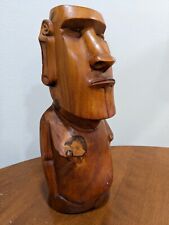 tiki wood carving moai for sale  Beaverton