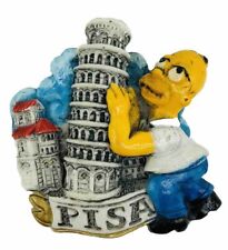 Usado, Ímã 3D Torre Inclinada de Pisa Itália Os Simpsons Homer Souvenir Geladeira comprar usado  Enviando para Brazil