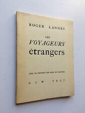 Roger lannes voyageurs d'occasion  Paris XVII