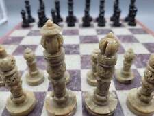 Antique marble chess for sale  Shipping to Ireland