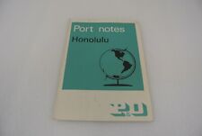 Honolulu Port Notes Greenaway & Co. London navio de cruzeiro viagem companhia aérea efêmera, usado comprar usado  Enviando para Brazil