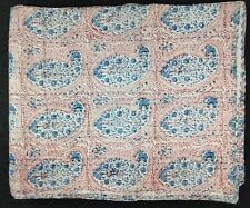 Usado, Colcha de algodão com estampa de bloco de mão cobertor indiano feito à mão Kantha comprar usado  Enviando para Brazil